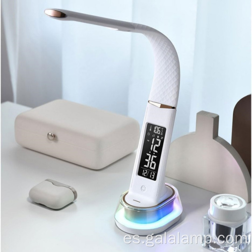 Lámpara de reloj de protección ocular colorida multifuncional